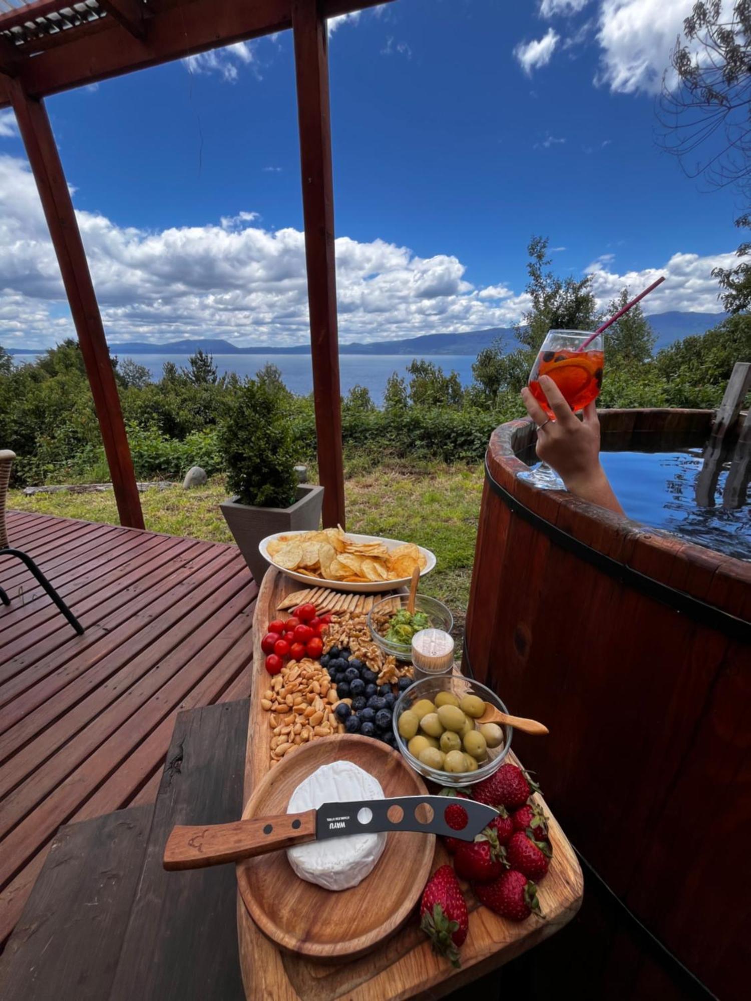 Cabanas Ayalen Con Vista Al Lago Pucón Zewnętrze zdjęcie